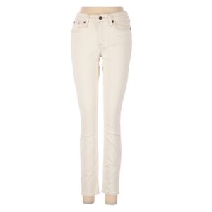 J. Crew Women's Lookout High Rise Cream colored Skinny Jeans Size 28